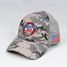 Load image into Gallery viewer, Digital Camo - C & Grey Air-Mesh Semi-Pro Trucker