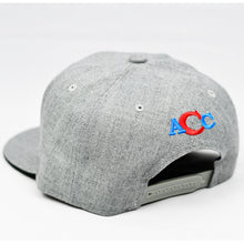 Load image into Gallery viewer, Grey Brushed-Cotton Flat-Bill