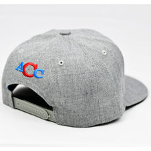 Load image into Gallery viewer, Grey Brushed-Cotton Flat-Bill