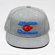 Load image into Gallery viewer, Grey Brushed-Cotton Flat-Bill