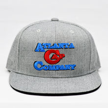 Load image into Gallery viewer, Grey Brushed-Cotton Flat-Bill