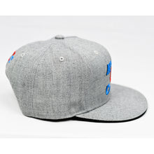 Load image into Gallery viewer, Grey Brushed-Cotton Flat-Bill