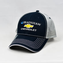 Load image into Gallery viewer, Navy & Grey Semi-Pro Snap-Back Trucker