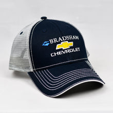 Load image into Gallery viewer, Navy & Grey Semi-Pro Snap-Back Trucker