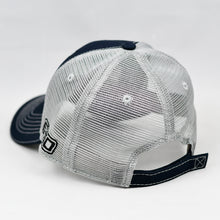 Load image into Gallery viewer, Navy & Grey Semi-Pro Trucker