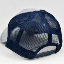 Load image into Gallery viewer, Heather Grey & Navy Semi-Pro Trucker
