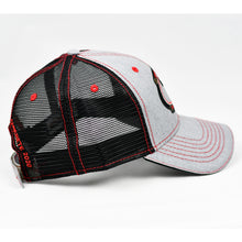 Load image into Gallery viewer, Heather Grey & Black Semi-Pro Trucker