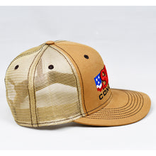 Load image into Gallery viewer, Carhartt & Khaki Slight-Curve Flat-Bill Snap-Back Trucker