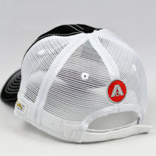 Load image into Gallery viewer, Black Chino Twill & White Trucker Dad-Cap