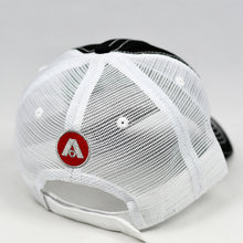 Load image into Gallery viewer, Black Chino Twill & White Trucker Dad-Cap