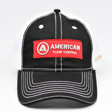 Load image into Gallery viewer, Black Chino Twill & White Trucker Dad-Cap