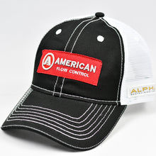 Load image into Gallery viewer, Black Chino Twill & White Trucker Dad-Cap