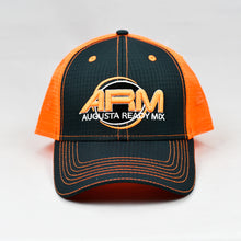 Load image into Gallery viewer, Charcoal & Fluorescent Orange Semi-Pro Snap-Back Trucker