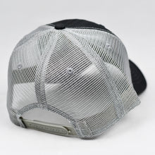 Load image into Gallery viewer, Charcoal & Grey Semi-Pro Snap-Back Trucker