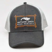 Load image into Gallery viewer, Charcoal & Grey Semi-Pro Snap-Back Trucker