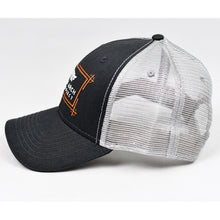 Load image into Gallery viewer, Charcoal & Grey Semi-Pro Snap-Back Trucker