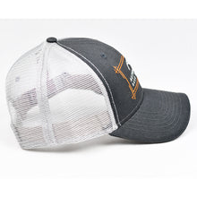 Load image into Gallery viewer, Charcoal & Grey Semi-Pro Snap-Back Trucker