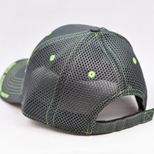Load image into Gallery viewer, Charcoal Ripstop & Charcoal Semi-Pro Air-Mesh Trucker Cap