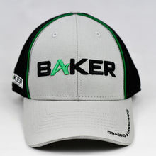 Load image into Gallery viewer, Light Grey Canvas & Black Air-Mesh Semi-Pro Trucker