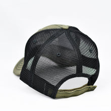 Load image into Gallery viewer, Olive Canvas & Black Semi-Pro Trucker