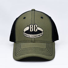 Load image into Gallery viewer, Olive Canvas & Black Semi-Pro Trucker