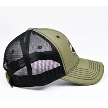 Load image into Gallery viewer, Olive Canvas & Black Semi-Pro Trucker