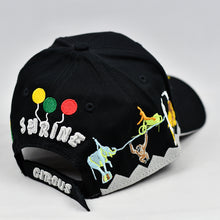 Load image into Gallery viewer, Black w/ White Trims Chino Twill Semi-Pro Cap