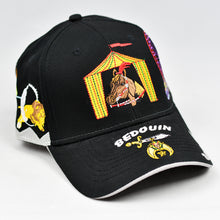 Load image into Gallery viewer, Black w/ White Trims Chino Twill Semi-Pro Cap