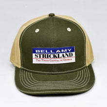 Load image into Gallery viewer, Olive & Tan Panama Canvas Slight-Curve Flat-Bill Snap-Back