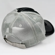 Load image into Gallery viewer, Black & Grey Semi-Pro Trucker