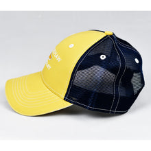 Load image into Gallery viewer, Yellow & Navy Semi-Pro Snap-Back Trucker