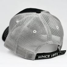 Load image into Gallery viewer, Black & Grey Semi-Pro Trucker