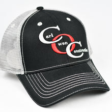 Load image into Gallery viewer, Black & Grey Semi-Pro Trucker