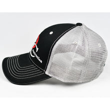 Load image into Gallery viewer, Black & Grey Semi-Pro Trucker