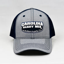 Load image into Gallery viewer, Heather Grey & Navy Semi-Pro Trucker