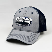Load image into Gallery viewer, Heather Grey & Navy Semi-Pro Trucker