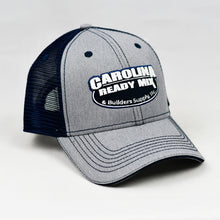 Load image into Gallery viewer, Heather Grey & Navy Semi-Pro Trucker