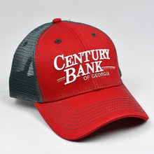 Load image into Gallery viewer, Red & Charcoal Trucker Snap-Back