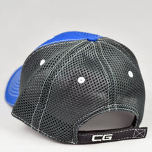 Load image into Gallery viewer, Royal Blue Rip-Stop & Charcoal Air-Mesh Semi-Pro Trucker