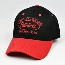 Load image into Gallery viewer, Black & Red Chino Twill Semi-Pro Cap