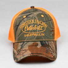 Load image into Gallery viewer, Real Tree Camo & Fluorescent Orange Semi-Pro Trucker