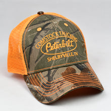 Load image into Gallery viewer, Real Tree Camo & Fluorescent Orange Semi-Pro Trucker