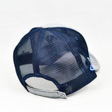 Load image into Gallery viewer, Heather Grey & Navy Semi-Pro Trucker