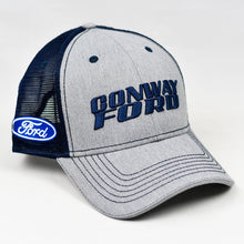 Load image into Gallery viewer, Heather Grey & Navy Semi-Pro Trucker