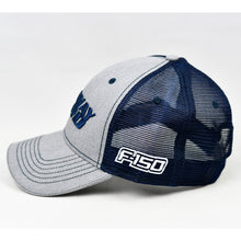 Load image into Gallery viewer, Heather Grey & Navy Semi-Pro Trucker