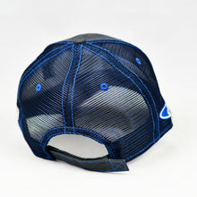Load image into Gallery viewer, Charcoal & Navy w/ Blue Trims Semi-Pro Trucker