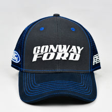 Load image into Gallery viewer, Charcoal & Navy w/ Blue Trims Semi-Pro Trucker