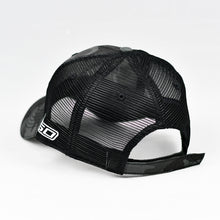 Load image into Gallery viewer, Midnight Black Camo Semi-Pro Trucker