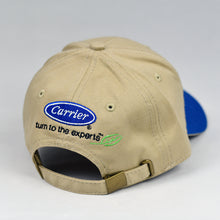 Load image into Gallery viewer, Khaki & Royal Blue Chino Twill Clasp-Back Semi-Pro Cap
