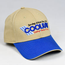Load image into Gallery viewer, Khaki & Royal Blue Chino Twill Clasp-Back Semi-Pro Cap